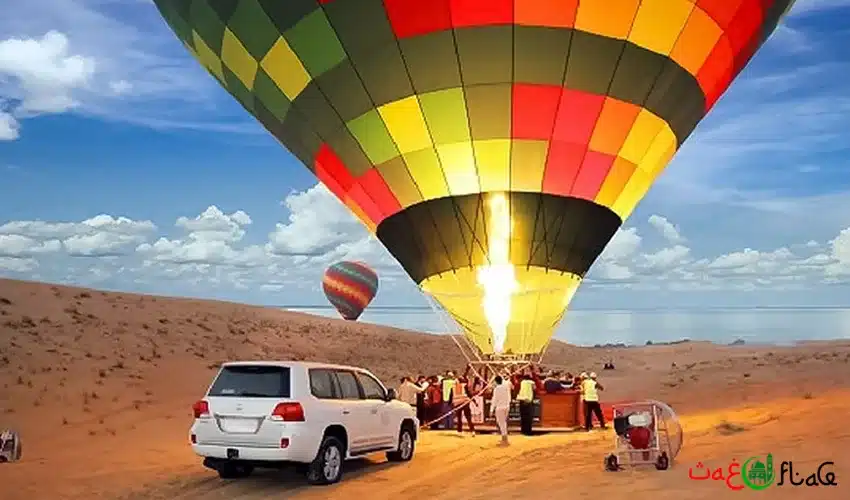 Hot air balloon outdoor activities in UAE