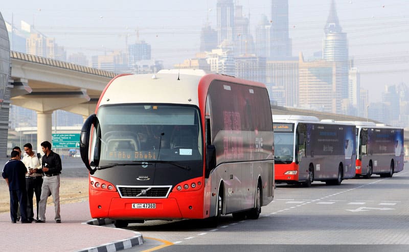 Bus fares from Dubai to Abu Dhabi
